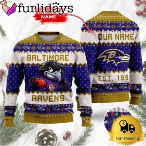 NFL Baltimore Ravens Cute Mascot Custom…