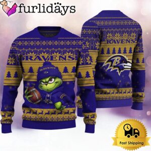 NFL Baltimore Ravens The Grinch Ugly…