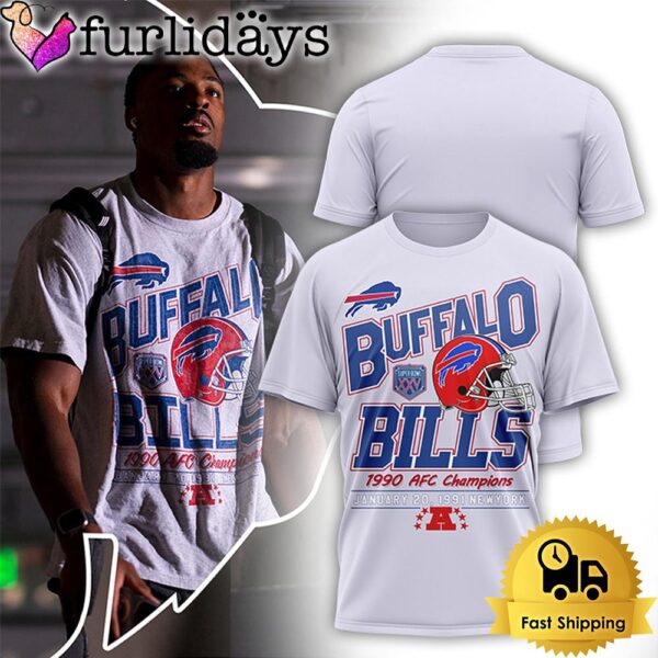 NFL Buffalo Bills 1990 AFC Champions T Shirt