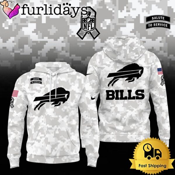 NFL Buffalo Bills Camo 2024 Salute to Service Hoodie