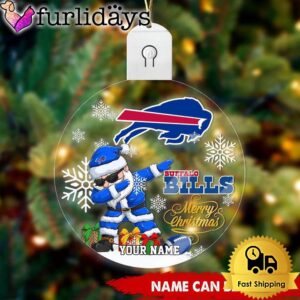 NFL Buffalo Bills Dabbing Santa Custom…