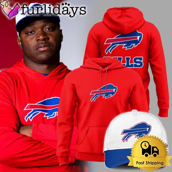 NFL Buffalo Bills Football 2024 Red Hoodie