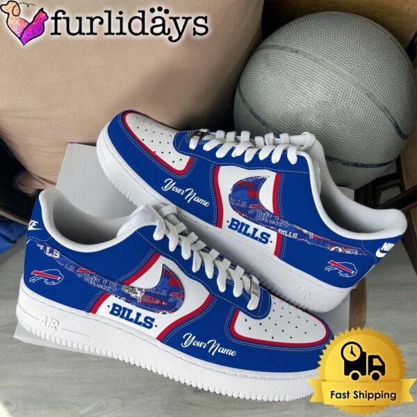 NFL Buffalo Bills Logo Team Limited Edition New Design Custom Air Force 1 Shoes