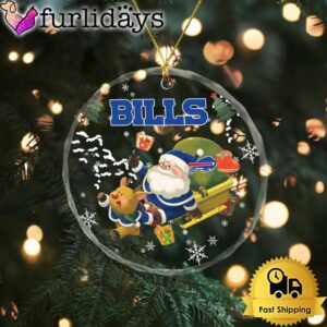 NFL Buffalo Bills Santa And Reindeer…