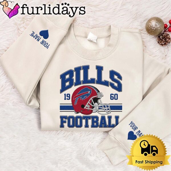 NFL Buffalo Bills Year The Team Was Founded Custom Embroidered Sweatshirt