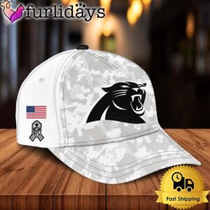 NFL Carolina Panthers Camo 2024 Salute to Service Baseball Cap