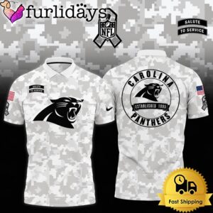 NFL Carolina Panthers Camo 2024 Salute…