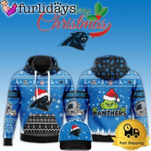 NFL Carolina Panthers Grinch Merry Christmas…