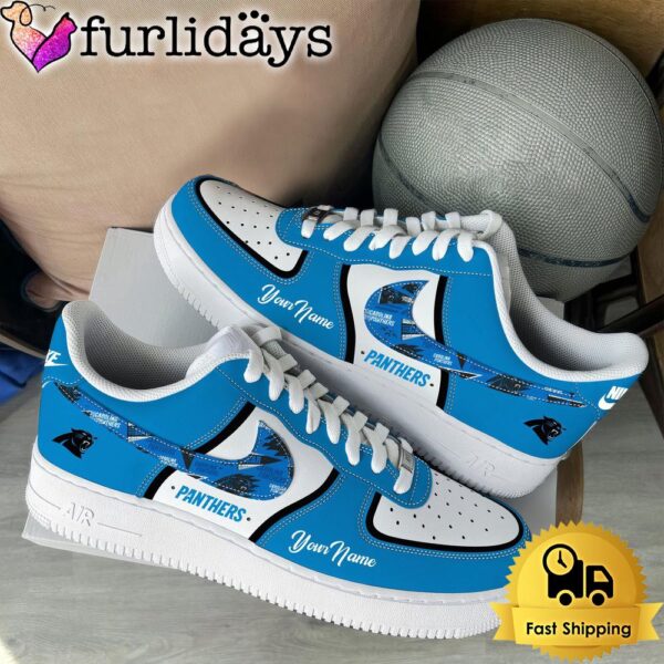 NFL Carolina Panthers Logo Team Limited Edition New Design Custom Air Force 1 Shoes