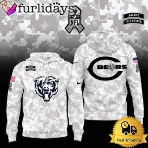 NFL Chicago Bears Camo 2024 Salute…