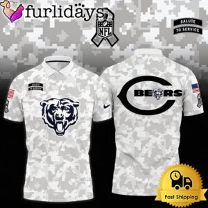 NFL Chicago Bears Camo 2024 Salute…