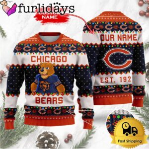 NFL Chicago Bears Cute Mascot Custom…