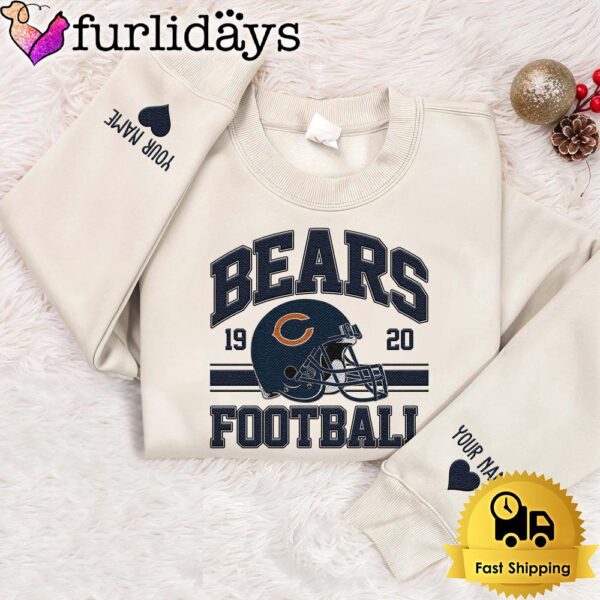 NFL Chicago Bears Year The Team Was Founded Custom Embroidered Sweatshirt