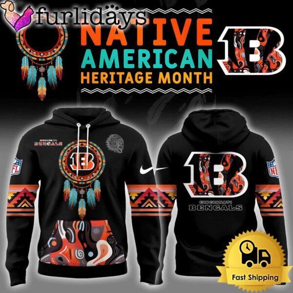 NFL Cincinnati Bengals Native American Heritage Month Hoodie