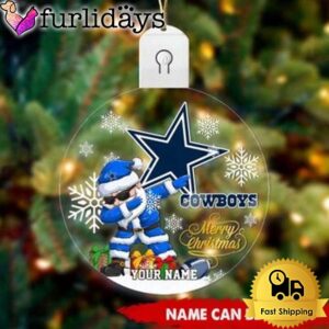 NFL Dallas Cowboys Dabbing Santa Custom…