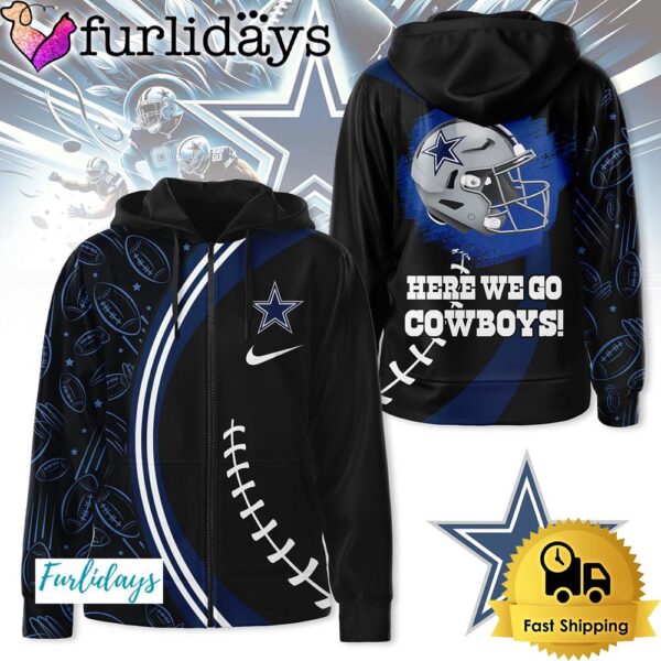 NFL Dallas Cowboys Here We Go Zip Hoodie