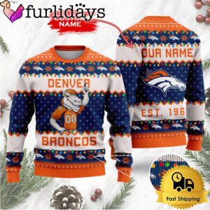 NFL Denver Broncos Cute Mascot Custom…