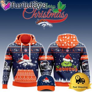 NFL Denver Broncos Grinch Merry Christmas…