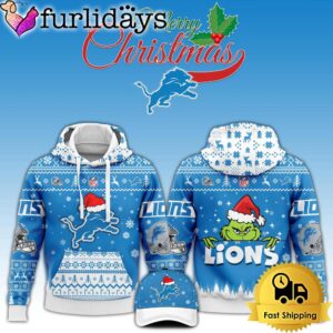 NFL Detroit Lions Grinch Merry Christmas…