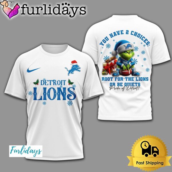 NFL Detroit Lions Root For The Lions Or Be Quiets T Shirt