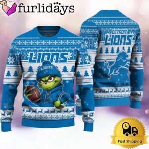 NFL Detroit Lions The Grinch Ugly…