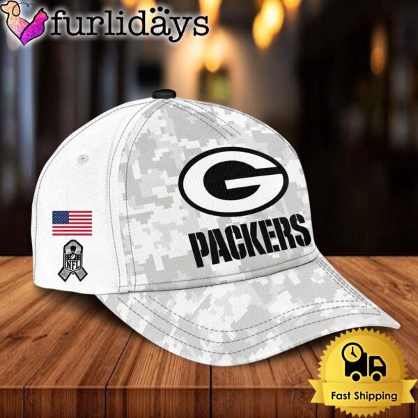 NFL Green Bay Packers Camo 2024 Salute to Service Baseball Cap