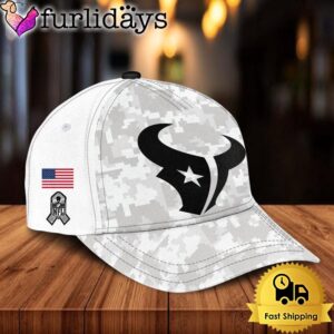 NFL Houston Texans Camo 2024 Salute to Service Baseball Cap