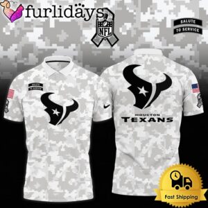 NFL Houston Texans Camo 2024 Salute…