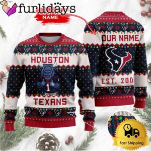 NFL Houston Texans Cute Mascot Custom…