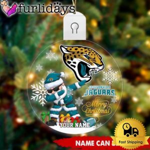 NFL Jacksonville Jaguars Dabbing Santa Custom…