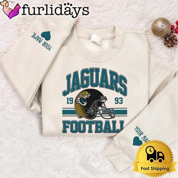 NFL Jacksonville Jaguars Year The Team Was Founded Custom Embroidered Sweatshirt