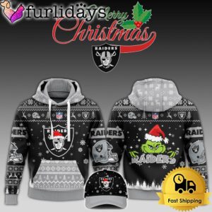 NFL Las Vegas Raiders Grinch Merry…