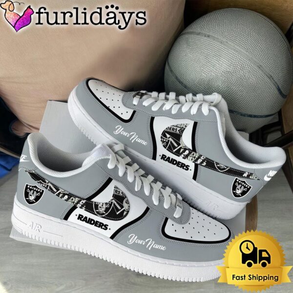 NFL Las Vegas Raiders Logo Team Limited Edition New Design Custom Air Force 1 Shoes