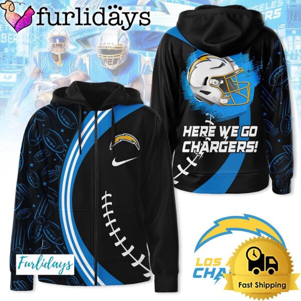 NFL Los Angeles Chargers Here We Go Zip Hoodie