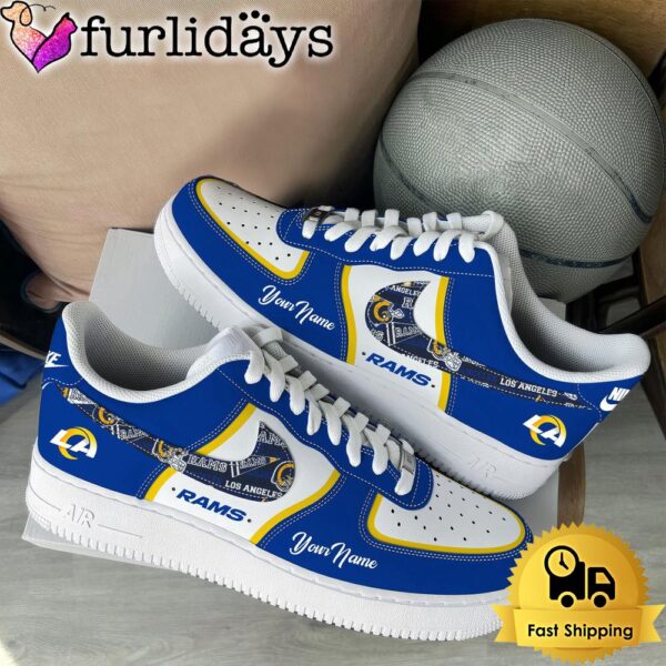 NFL Los Angeles Rams Logo Team Limited Edition New Design Custom Air Force 1 Shoes