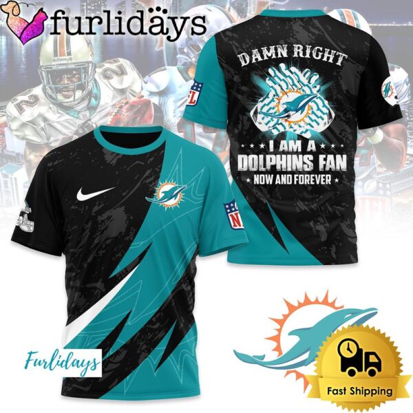 NFL Miami Dolphins I Am A Dolphins Fan Now And Forever T Shirt