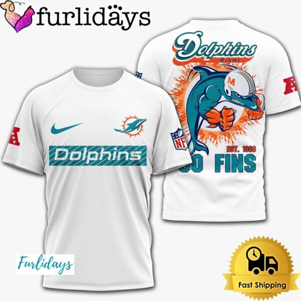 NFL Miami Dolphins Mascot Go Fins T Shirt