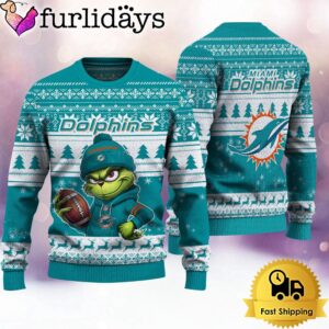 NFL Miami Dolphins The Grinch Ugly…