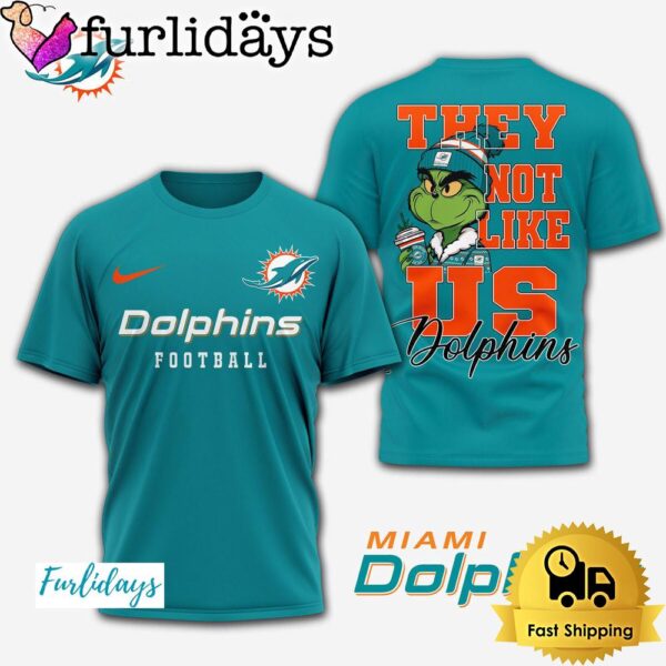 NFL Miami Dolphins They Not Like US Blue T Shirt