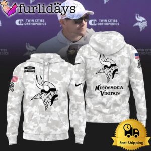 NFL Minnesota Vikings Camo 2024 Salute…