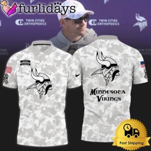 NFL Minnesota Vikings Camo 2024 Salute…