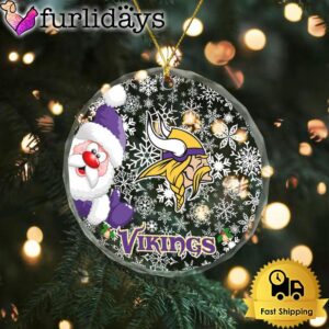 NFL Minnesota Vikings Christmas Love Snow…