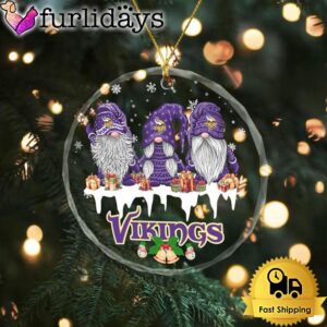 NFL Minnesota Vikings Cute Dwarfs Christmas…