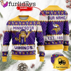 NFL Minnesota Vikings Cute Mascot Custom…