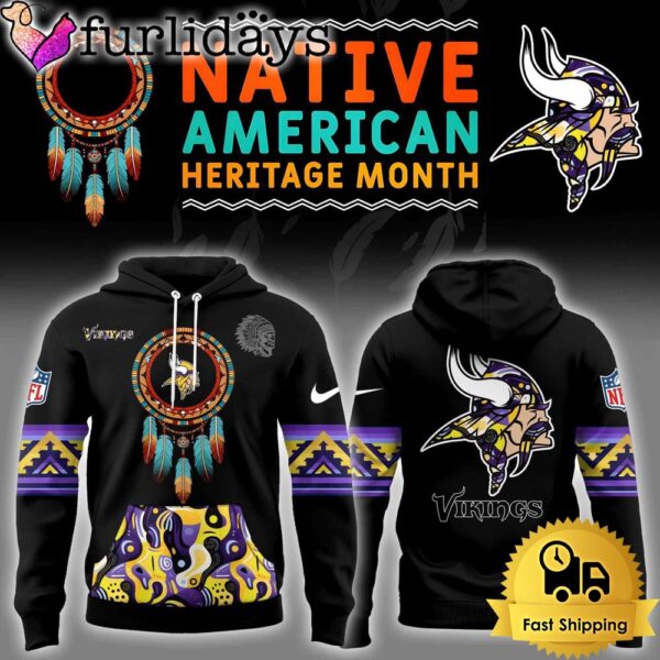 NFL Minnesota Vikings Native American Heritage Month Hoodie