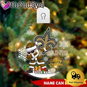 NFL New Orleans Saints Dabbing Santa…