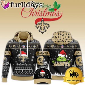 NFL New Orleans Saints Grinch Merry…