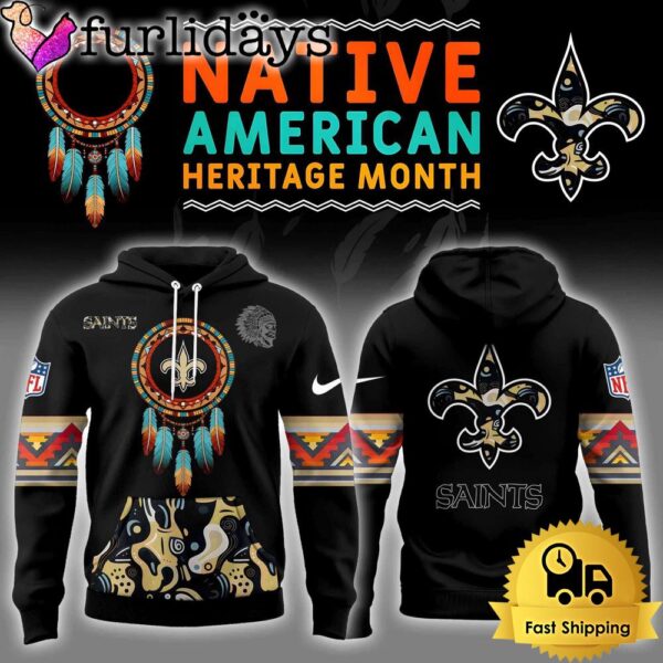 NFL New Orleans Saints Native American Heritage Month Hoodie