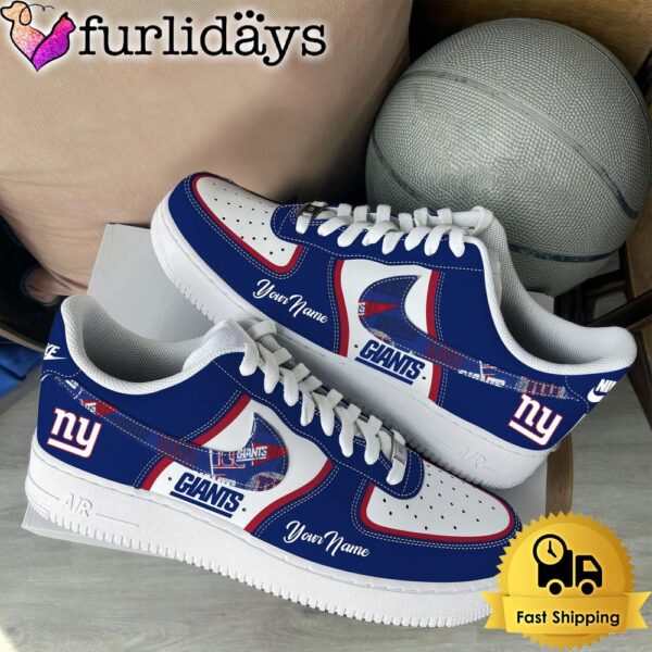 NFL New York Giants Logo Team Limited Edition New Design Custom Air Force 1 Shoes