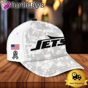 NFL New York Jets Camo 2024 Salute to Service Baseball Cap